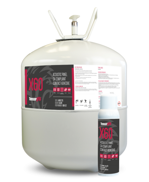 Tensorgrip - X60 - Acoustic Panel CA Compliant Contact Adhesive